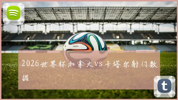 2026世界杯加拿大vs卡塔尔射门数据