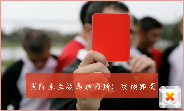国际米兰战乌迪内斯：防线距离